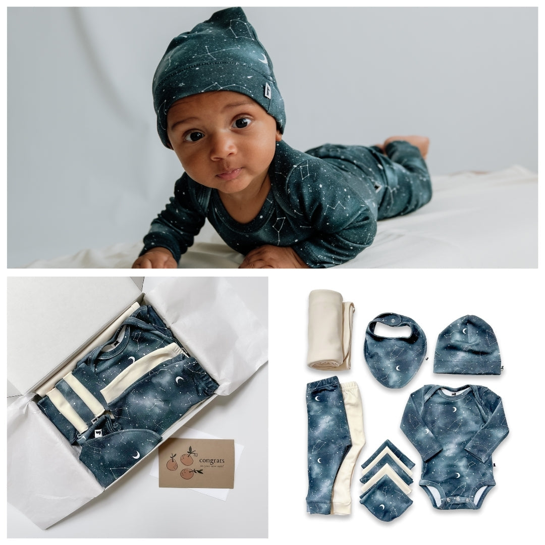 Bamboo Baby Capsule Gift Box - Night Sky & Cream