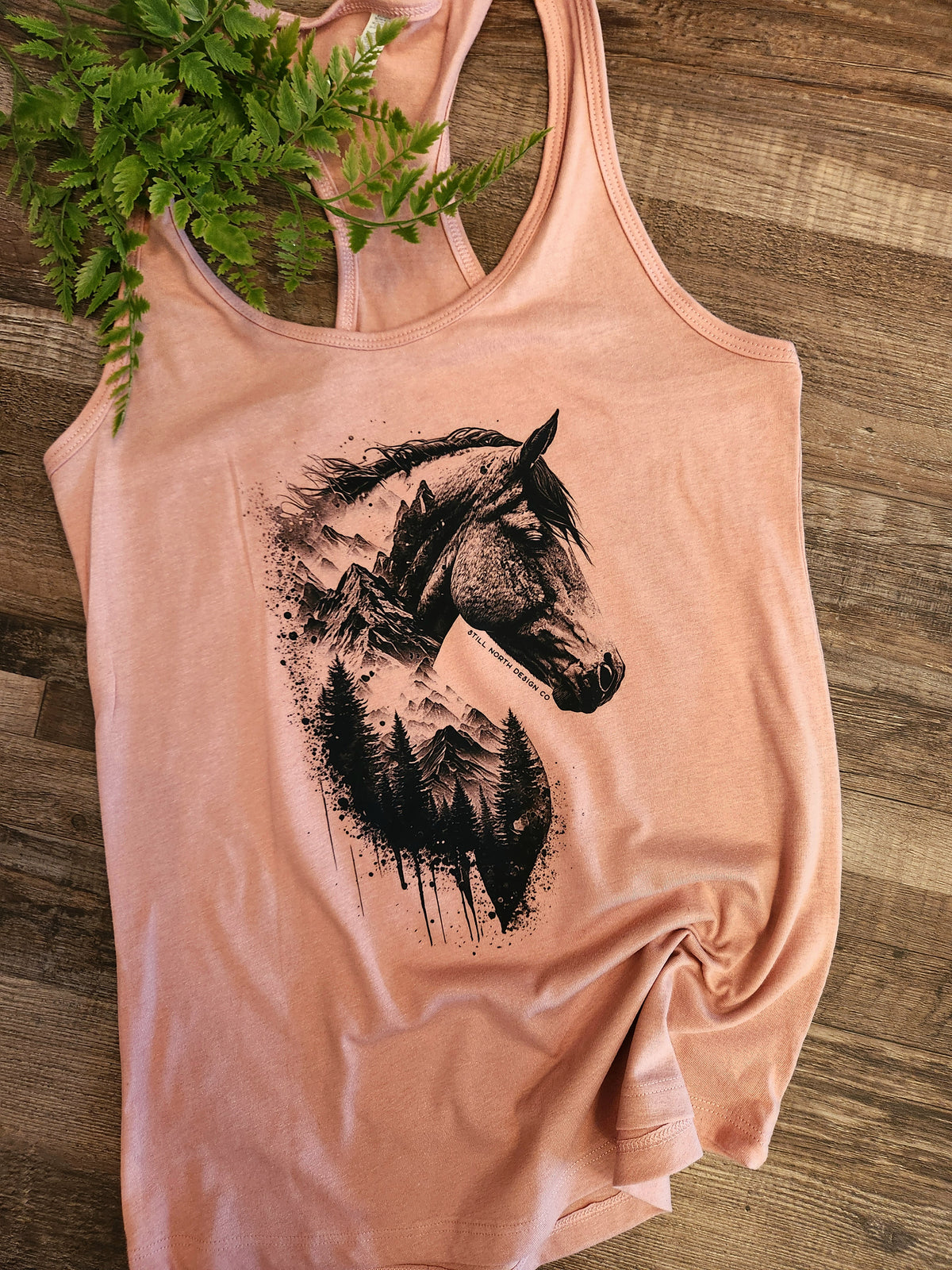 DUSTY MAUVE HORSE POWER TANK  (CLEARANCE)