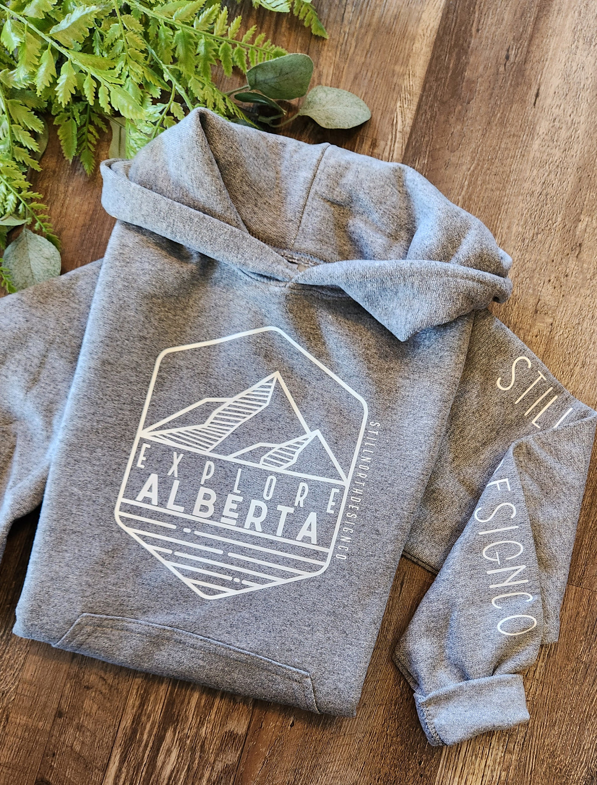 EXPLORE ALBERTA YOUTH HOODIE  (clearance)