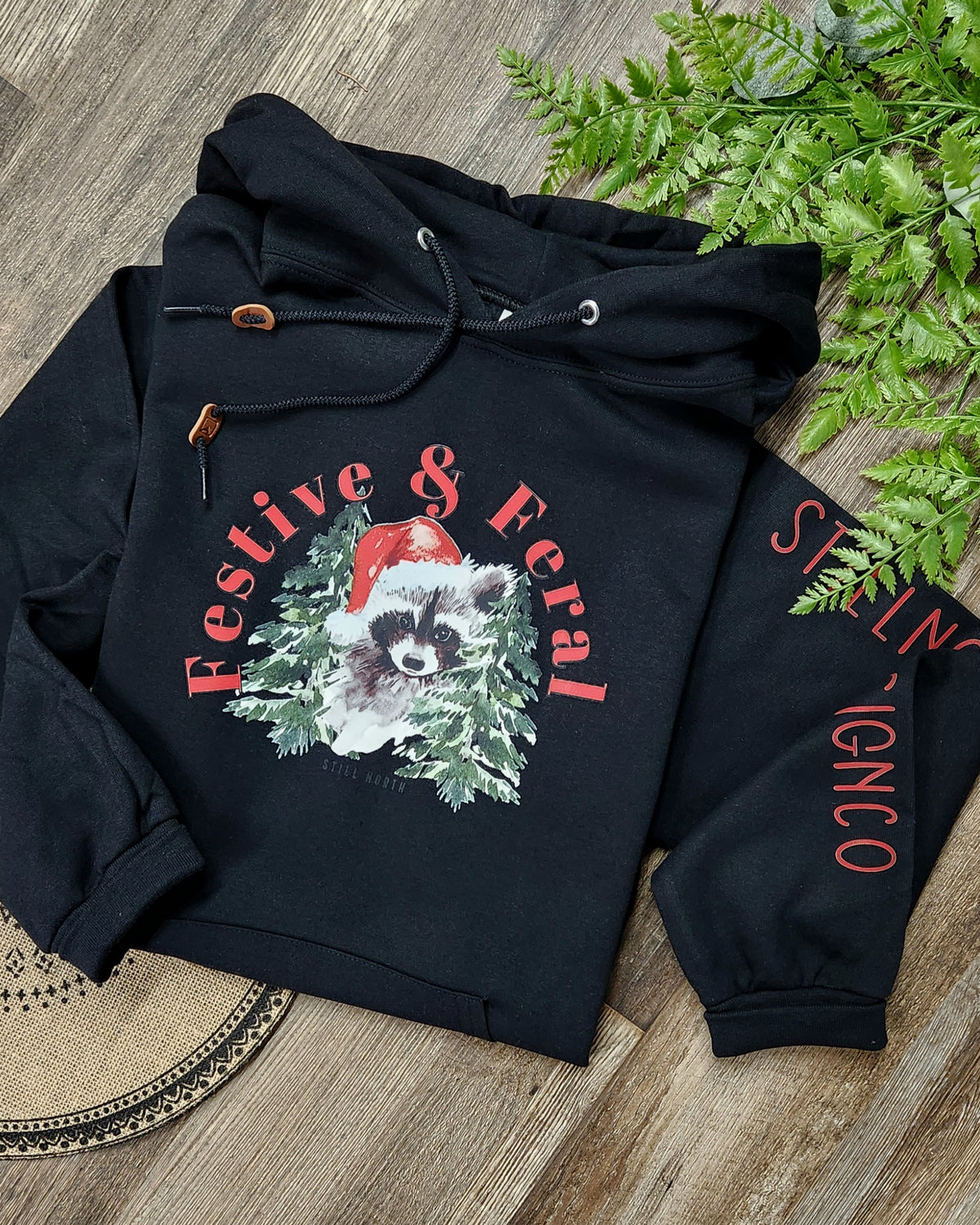 FESTIVE AND FERAL HOODIE