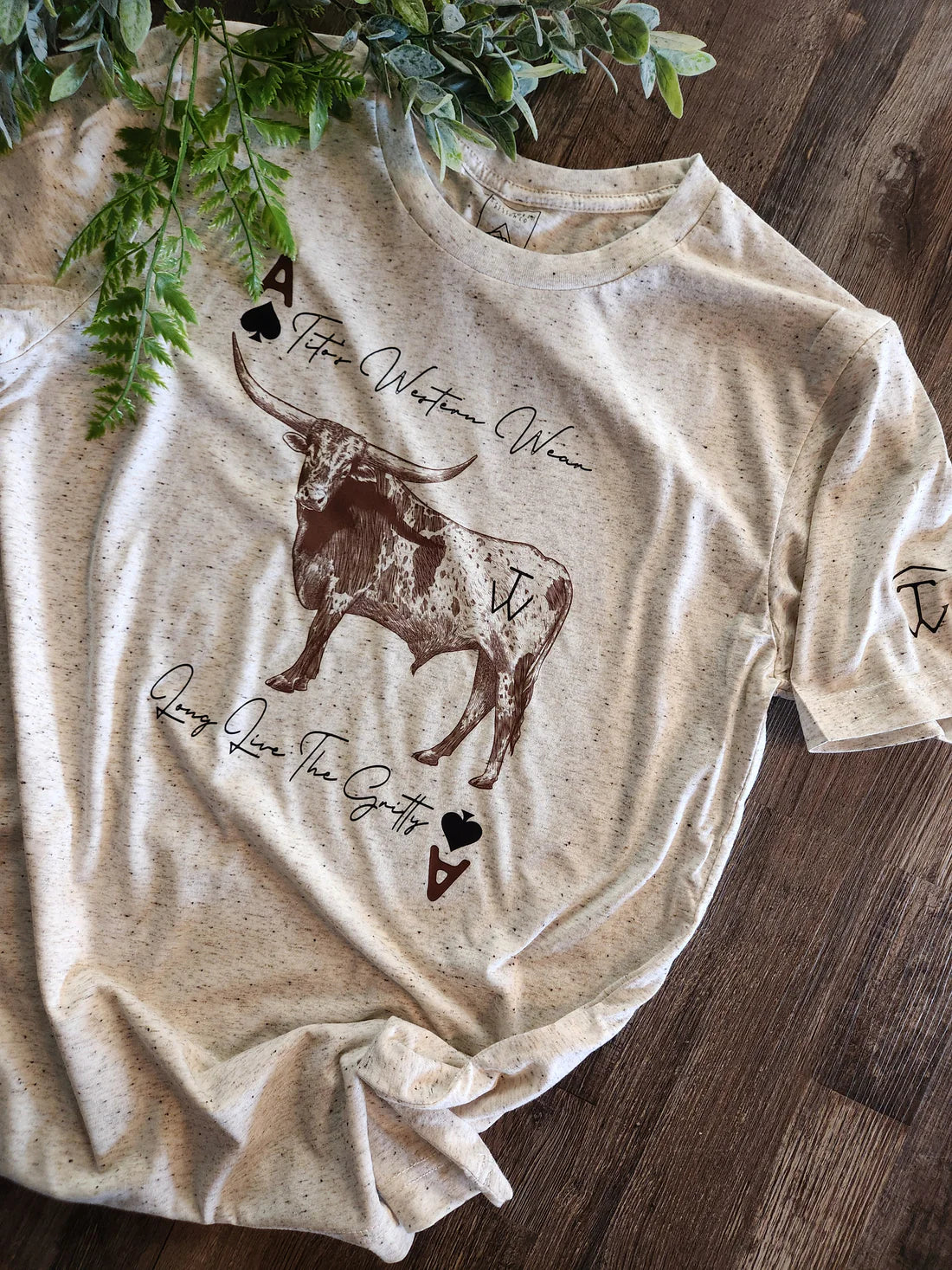 TITO'S OAT LONGHORN TEE