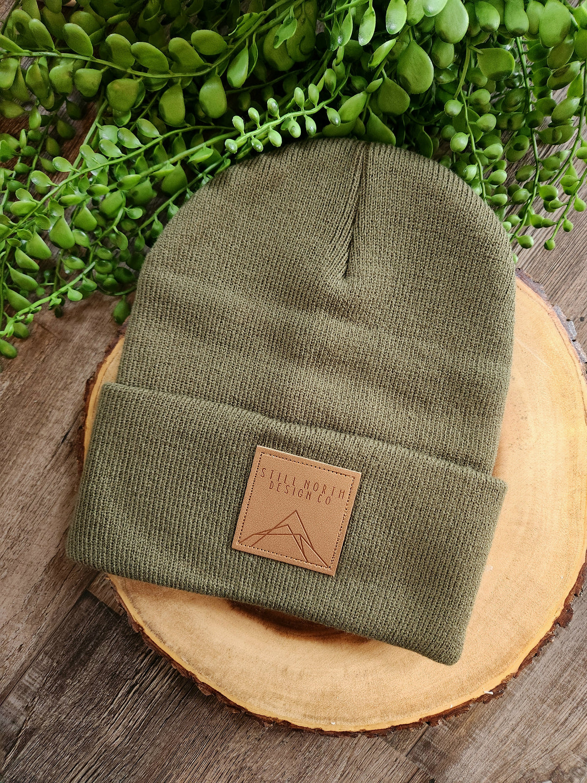 LEATHER PATCH TOQUE