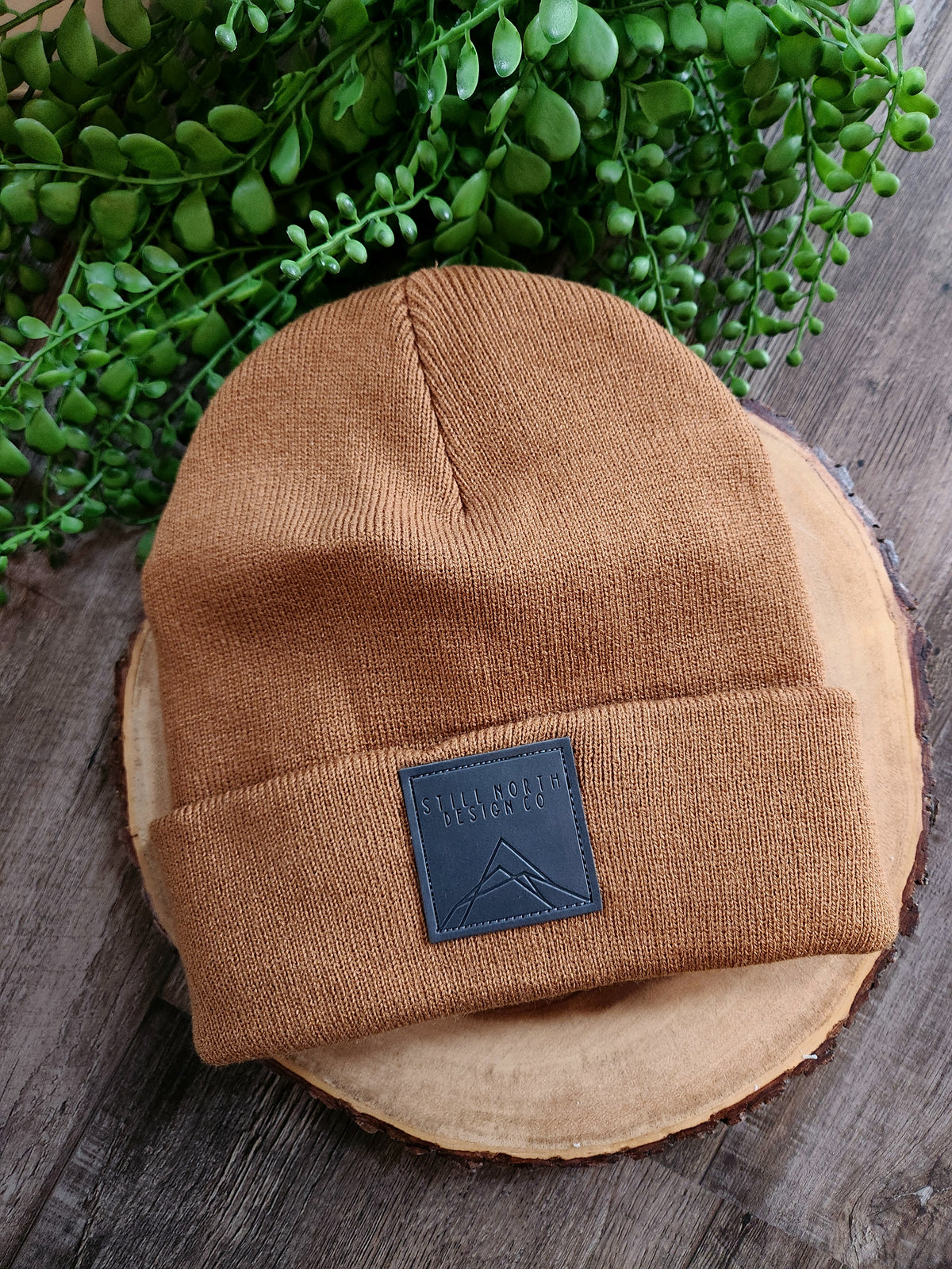 LEATHER PATCH TOQUE