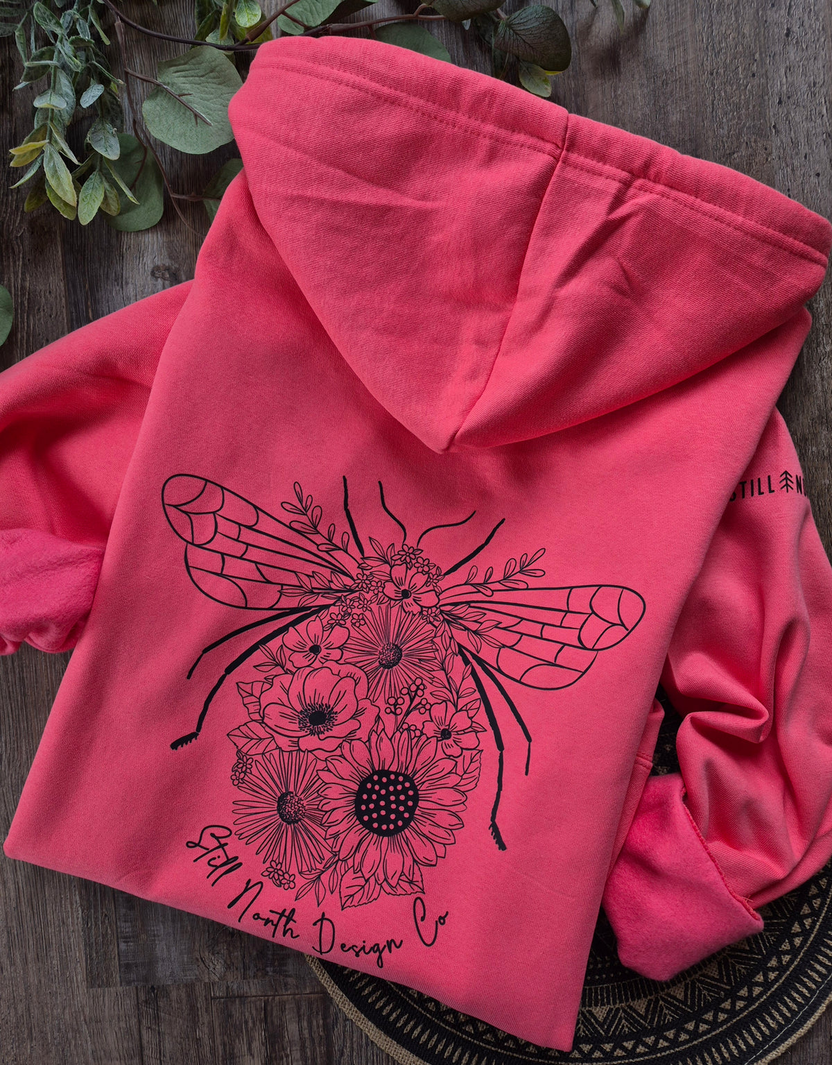 CORAL BEE HOODIE