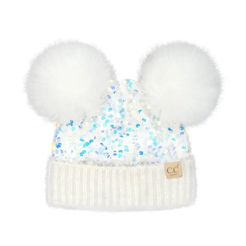Baby/Kid Sequin Chenille Toque