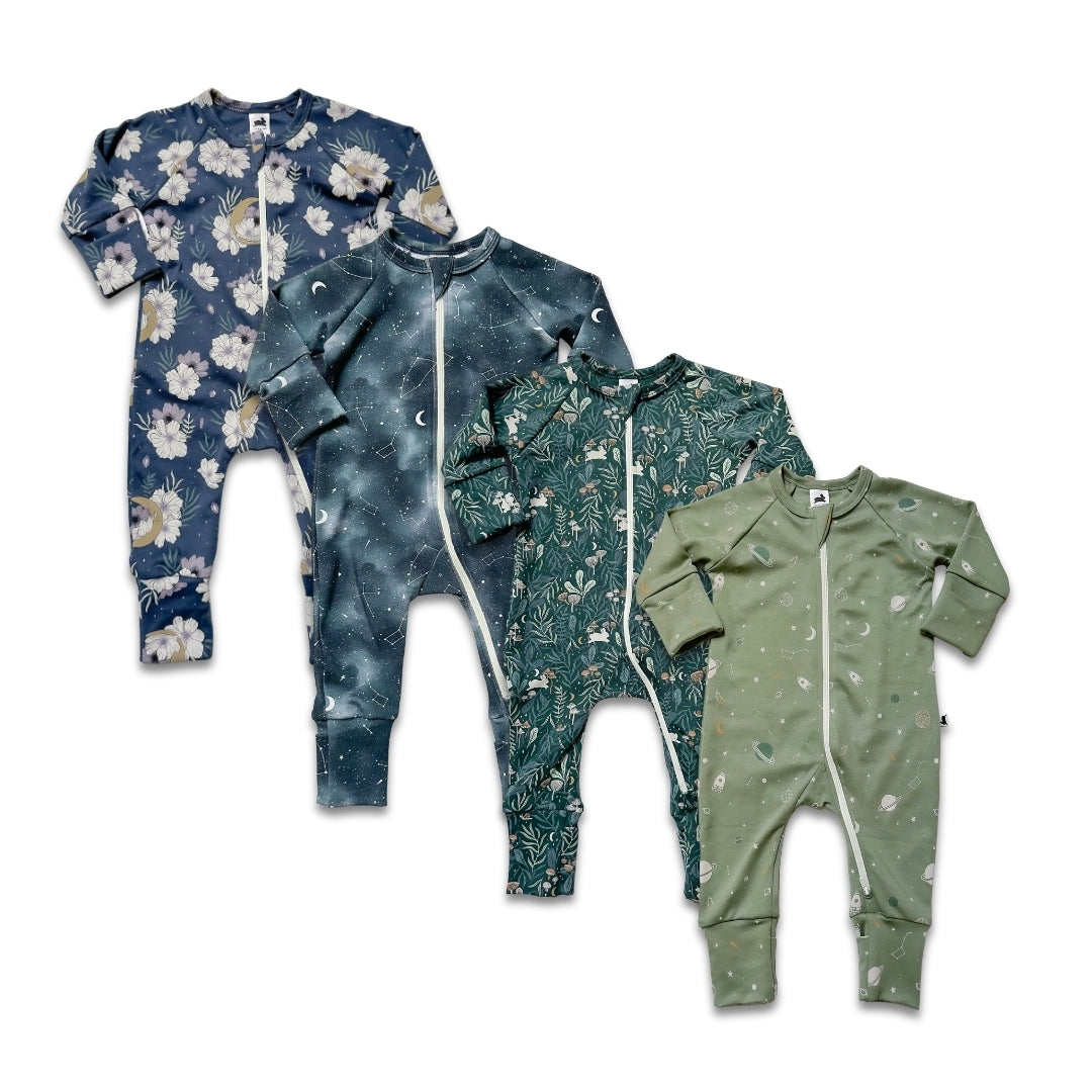 Bamboo Baby Zipper Sleeper