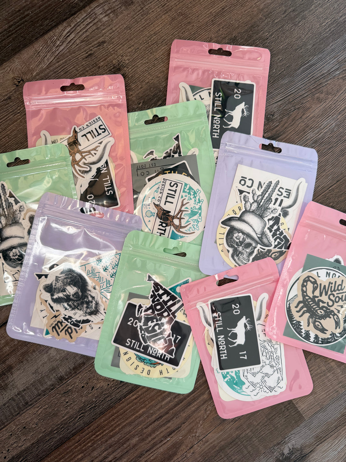 Sticker pack (pack of 6)
