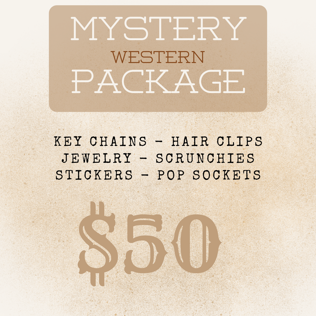 $50 MYSTERY PACKAGE