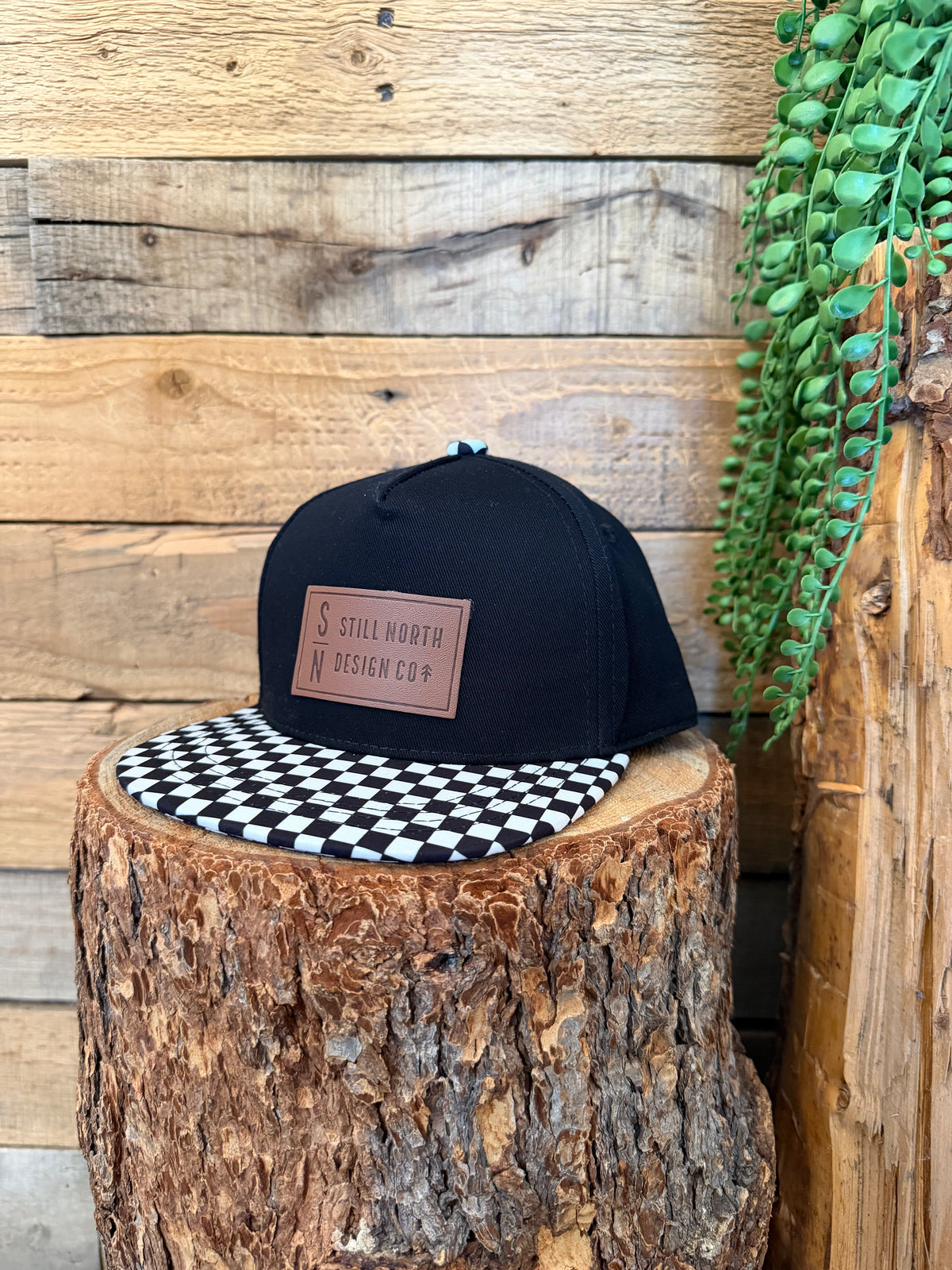 Hat Series -  Checker / Black