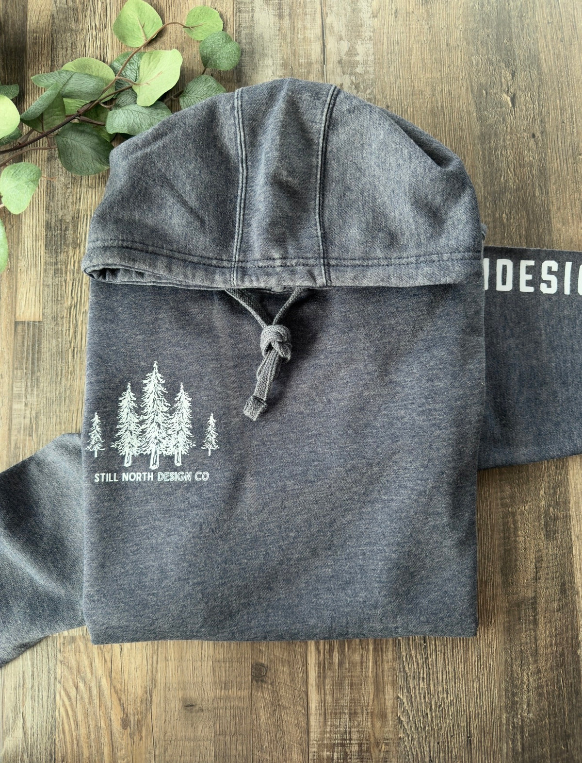 VINTAGE BLUE JEAN HOODIE