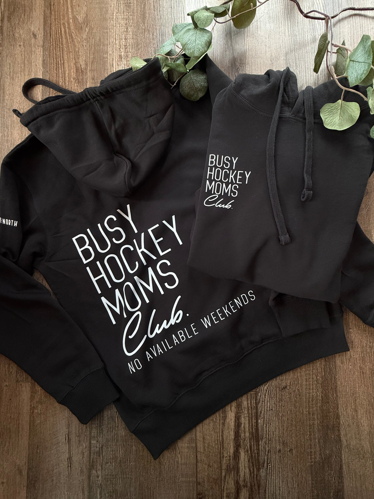 Busy Hockey Mom Club Hoodie
