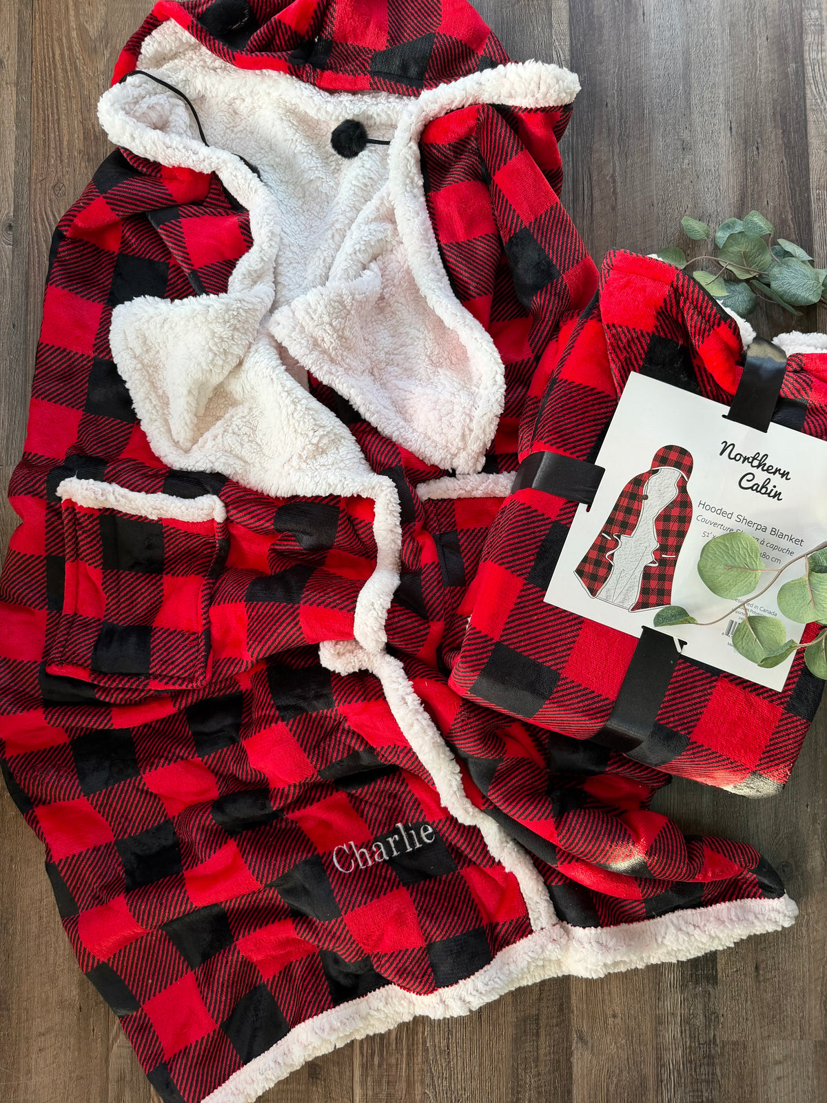 Hooded Sherpa Christmas Blanket (PRE ORDER ONLY!)