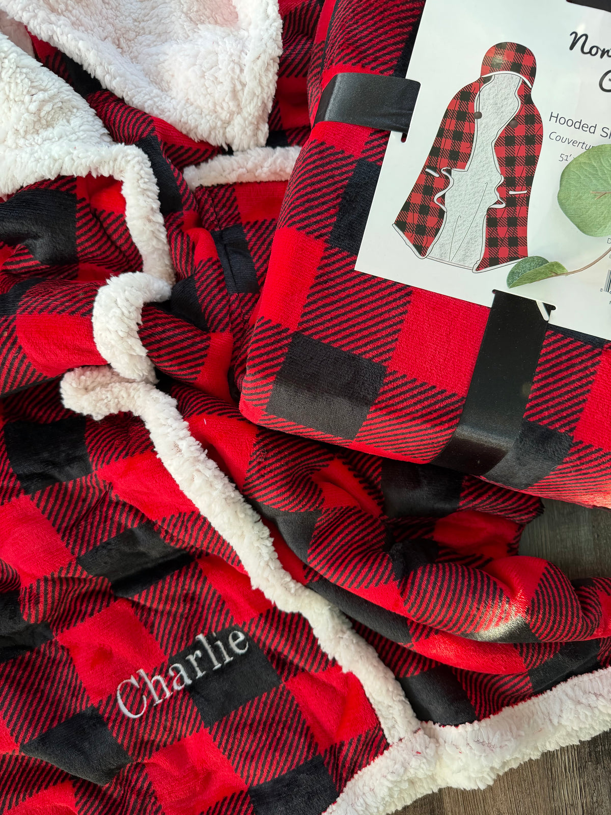 Hooded Sherpa Christmas Blanket (PRE ORDER ONLY!)