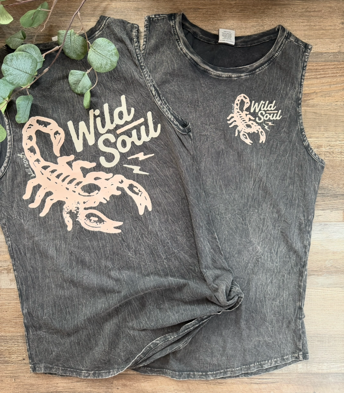 Wild Soul Mineral Wash Tank / Oversized Tee