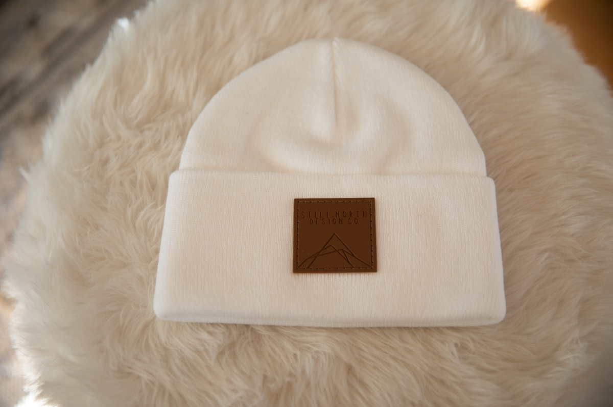 LEATHER PATCH TOQUES